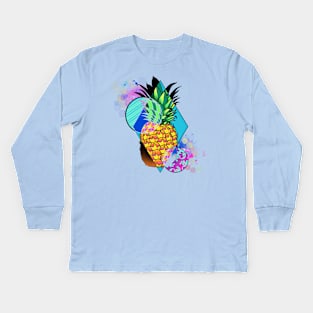 Pineapple Kids Long Sleeve T-Shirt